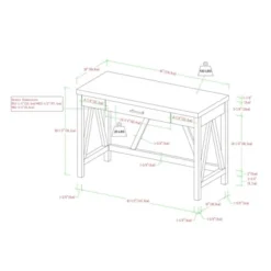 Taylen A Frame Transitional 1 Drawer Writing Desk - Saracina Home -Furniture Store GUEST 942b1814 effd 4e03 9145 5df469a81520