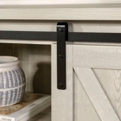 Modern Transitional Sliding Barndoor TV Stand For TVs Up To 65"- Saracina Home -Furniture Store GUEST 964d1916 022a 4e1e 9775 20ffa11829ba