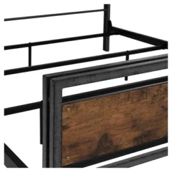 Queen Urban Chic Metal And Wood Plank Bed Brown - Saracina Home 9 Queen Urban Chic Metal And Wood Plank Bed Brown - Saracina Home -Furniture Store GUEST 96ec04c6 8825 401d a458 94fb7b509933