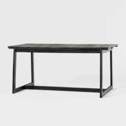 Saracina Home 66" Modern Acacia Slatted Rectangle Outdoor Dining Table -Furniture Store GUEST 97654bf5 849e 47c3 ad3a 273a106d52b4