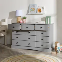 Lauren Classic Transitional 9 Drawer Dresser Storage - Saracina Home -Furniture Store GUEST 9863c3be 6212 45a1 a530 c06da41c0f54