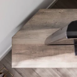 Robinson Rustic Transitional Sliding Barn Door Corner TV Stand For TVs Up To 58" - Saracina Home -Furniture Store GUEST 9925a43b 1257 4b54 af83 9aa2da9341e5