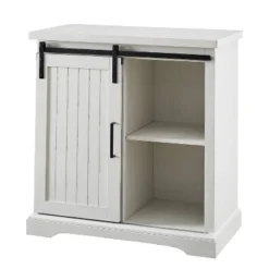 Tertia Grooved Sliding Barn Door Transitional Accent Cabinet - Saracina Home -Furniture Store GUEST 995397ae e044 437c 908c 90a407ce5f0d