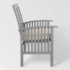 Ravenscroft Modern Boho Acacia Wood Slatted Outdoor Loveseat With Cushion - Saracina Home -Furniture Store GUEST 9ad6d373 b058 4ff3 92ca b6264520b5d5