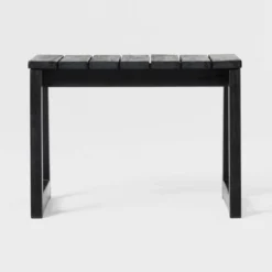 Saracina Home Modern Slatted Rectangle Outdoor Acacia Accent Table -Furniture Store GUEST 9bd90f88 ff2d 485d abd3 c4966a433312