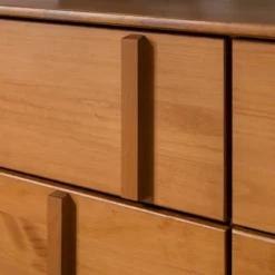 Modern Vertical Accent Solid Wood 6 Drawer Double Dresser - Saracina Home -Furniture Store GUEST 9d8569ad a05f 4ddb b1a4 942497dd6526