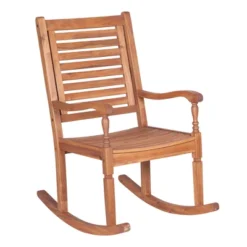 Bamberg Transitional Acacia Wood Outdoor Rocking Chair - Saracina Home 18 Bamberg Transitional Acacia Wood Outdoor Rocking Chair - Saracina Home -Furniture Store GUEST 9ddcb3ba 4658 4755 8c96 490e9f901838