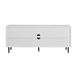 Angelo Modern 2 Door Bookmatch TV Stand For TVs Up To 65" Ash Brown/White - Saracina Home -Furniture Store GUEST 9eb56ab1 6613 4459 a0f0 fd2f1edeefbb