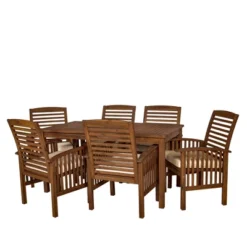 Ravenscroft 7pc Acacia Wood Patio Dining Set - Saracina Home 20 Ravenscroft 7pc Acacia Wood Patio Dining Set - Saracina Home -Furniture Store GUEST 9ec28d87 1e3c 4187 924d 0158111580a1