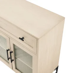 4 Door Reeded Glass Storage Sideboard - Saracina Home -Furniture Store GUEST 9ee34ddf 05d3 403e 8dd3 71fd14d9fa58