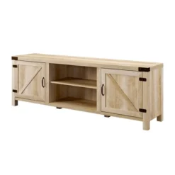 Modern Industrial Barn Door TV Stand For TVs Up To 80" - Saracina Home -Furniture Store GUEST 9ef5a783 bb20 4c86 acb2 3a062eb4c171