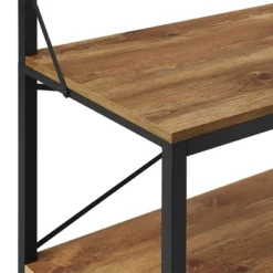 72" Urban Farmhouse Mixed Material Hall Tree - Saracina Home -Furniture Store GUEST a5af1f45 28ee 4fca 94fc 670056c00e4b