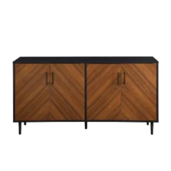 Angelo Modern Bookmatch 4 Door Sideboard - Saracina Home -Furniture Store GUEST a647d701 ef2e 4119 bbbb ba87ce734b57