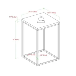 Owen Urban Open Box Frame Side Table Faux White Marble - Saracina Home -Furniture Store GUEST a6c6b240 e494 449b 94d6 29004ba6eb70