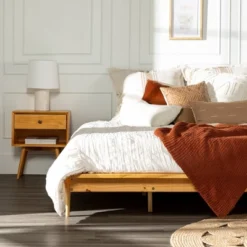 Boho Solid Wood King Platform Bed - Saracina Home -Furniture Store GUEST a87d1e46 112b 495e 86d3 8707e0412c81