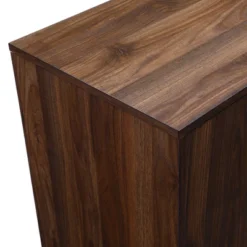 44" Mid-Century Modern Asymmetrical Sideboard Dark Walnut - Saracina Home -Furniture Store GUEST a9f195b1 5f71 4b42 95c3 56e134148815