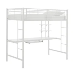 Full Analise Metal Loft Bed With Wood Desk - Saracina Home -Furniture Store GUEST adeb3083 0c8b 4fbe ad34 362877d786d6