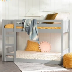 Twin Over Twin Wood Detachable Slat Bunk Bed - Saracina Home -Furniture Store GUEST b1c2a3d0 4f3c 4fcc 8b66 8703ed708e10