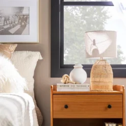 Katie Transitional Tray Top 1 Drawer Solid Wood Nightstand Caramel - Saracina Home 30 Katie Transitional Tray Top 1 Drawer Solid Wood Nightstand Caramel - Saracina Home -Furniture Store GUEST b2940e0d 9124 47ad a5b5 dc66acd3b836