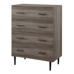Higgins Modern Vertical 4 Drawer Dresser - Saracina Home -Furniture Store GUEST b559cc1e d266 43f7 b462 1d14b3dfc23a