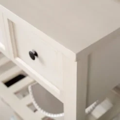 48" Farmhouse Solid Wood 2 Drawer Buffet White - Saracina Home -Furniture Store GUEST b5853194 2753 4ee0 a18a 2cc770d50078