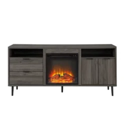 Ronan Modern Storage With Electric Fireplace TV Stand For TVs Up To 65" - Saracina Home 15 Ronan Modern Storage With Electric Fireplace TV Stand For TVs Up To 65" - Saracina Home -Furniture Store GUEST b706d540 dab6 4171 93de 408c264fa232