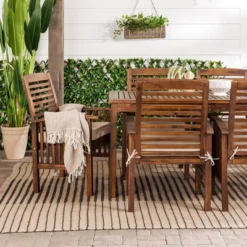 Ravenscroft 7pc Acacia Wood Patio Dining Set - Saracina Home 15 Ravenscroft 7pc Acacia Wood Patio Dining Set - Saracina Home -Furniture Store GUEST b78e8095 22be 4edf aca0 e946d65318f6