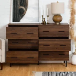 Higgins Modern Horizontal 6 Drawer Dresser - Saracina Home -Furniture Store GUEST b9ad2599 c3d3 4715 919d 305b0736c463