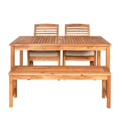 Ravenscroft 4pc Acacia Wood Patio Dining Set - Saracina Home 16 Ravenscroft 4pc Acacia Wood Patio Dining Set - Saracina Home -Furniture Store GUEST b9ee2181 ca32 41f5 bdb7 5ca2d3689ec3