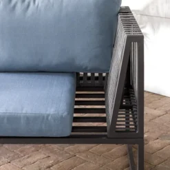 Outdoor Modern Modular Patio Corner Chair Blue - Saracina Home -Furniture Store GUEST b9f3ce52 02c0 4cd5 83c1 ab135ec2aa0d