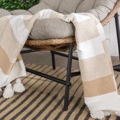 2pk Papasan Scoop Outdoor Patio Chair - Natural - Saracina Home -Furniture Store GUEST bb221ed9 5031 4822 a693 d68bf274dce0