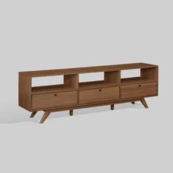 Mid-Century Modern Low TV Stand With Storage For TVs Up To 80" - Saracina Home -Furniture Store GUEST bb540ce3 cff8 40a5 ab38 e4d1c4ee1e31