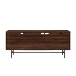 Modern Vinyl Record Player Storage TV Stand For TVs Up To 65" Dark Walnut - Saracina Home -Furniture Store GUEST bdb38e2e ccf7 4a2b a4ee 537304c5acc6
