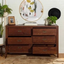 Classic Horizontal Bedroom 6 Drawer Dresser - Saracina Home -Furniture Store GUEST bdfbac6a 5616 46d4 920b 72574a53253a