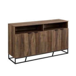 58" 4 Door Contemporary Storage Console Sideboard - Saracina Home -Furniture Store GUEST bec8a305 7274 488d 8649 cb82de85e72d