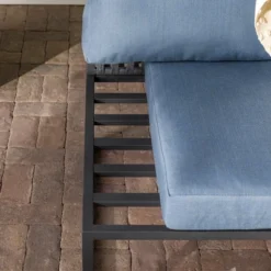 Outdoor Modern Modular Patio Side Chair Blue - Saracina Home 18 Outdoor Modern Modular Patio Side Chair Blue - Saracina Home -Furniture Store GUEST becd0a39 b88b 4bc8 8f6e 55c104d13953