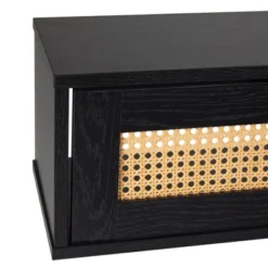 Modern Boho Floating TV Stand For TVs Up To 65" With Rattan Doors - Saracina Home -Furniture Store GUEST c0dfe5c1 8bff 4ec8 937c bc0679055c00