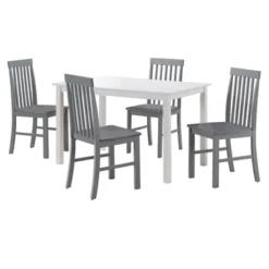 5pc Modern Two-Toned Kitchen Dining Set - Saracina Home -Furniture Store GUEST c1ed1eed 1e08 4e0e b6dd a1dfd0451908