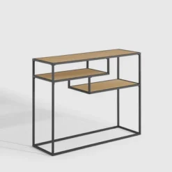 Modern 3 Tier Console Table - Saracina Home -Furniture Store GUEST c29fb9b7 f33c 46ee 9f4b 5831b07a13f7