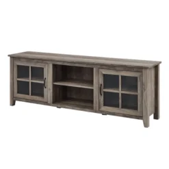 Tasi Glass Door Console TV Stand For TVs Up To 80" - Saracina Home -Furniture Store GUEST caef7606 50a3 47c6 974f f70e38412a9c