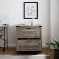 Rustic Farmhouse 2 Drawer File Cabinet - Saracina Home -Furniture Store GUEST cd09ecfd 2800 45ff b975 ac1de6453ea1