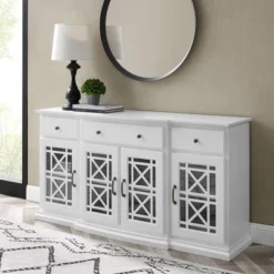 Selma Transitional 3 Tiered Ornate Fretwork Door Sideboard - Saracina Home -Furniture Store GUEST cdf6c707 00c3 48fa a445 4ef1444609de