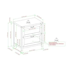 Rustic Farmhouse 2 Drawer File Cabinet - Saracina Home -Furniture Store GUEST ce05d634 a539 4a58 b7fc 0d5df5749416