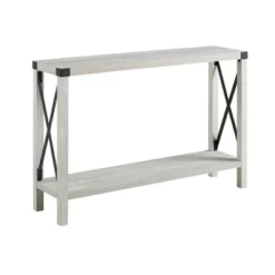 Sophie Rustic Industrial X Frame Entry Table - Saracina Home -Furniture Store GUEST cf5bf7c8 47e9 4b55 841d 5247188cac9a