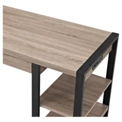 60" Industrial Transitional Tech Desk With USB - Saracina Home -Furniture Store GUEST d0f4e76a cce8 490e a9f2 16c8c2cded25