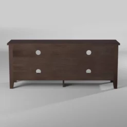 Transitional 4 Cubby Wood Open Storage TV Stand For TVs Up To 65"- Saracina Home -Furniture Store GUEST d19d33bf 7971 4a2c 9f62 7f842ee0c099