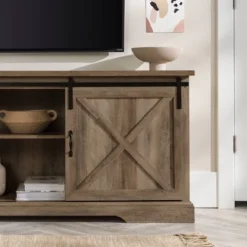 Clarabelle Double Sliding X Barn Door TV Stand For TVs Up To 80" - Saracina Home 31 Clarabelle Double Sliding X Barn Door TV Stand For TVs Up To 80" - Saracina Home -Furniture Store GUEST d33725c0 b94a 4c9b 9892 e89b73ee9cf2