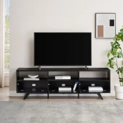 Mid-Century Modern Low TV Stand With Storage For TVs Up To 80" - Saracina Home -Furniture Store GUEST d3cb86c7 c131 4ac5 849f d42c4bc78f3a