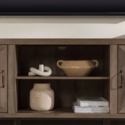 Modern Industrial Barn Door TV Stand For TVs Up To 80" - Saracina Home -Furniture Store GUEST d7035150 4fdf 4553 abe7 d2dea7f47802