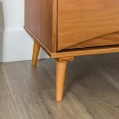 Mid-Century Modern Contoured 5 Drawer Chest Of Drawers - Saracina Home -Furniture Store GUEST d75de896 1437 431e bdef 941df8b51ffb